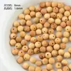Sandália de Contas de Madeira Estilo Chinês Madeira de Sândalo Madeira Asa de Frango Contas Redondas Contas de Madeira Contas Cilindricas Contas Soltas Material para Pulseira Colar Joias DIY