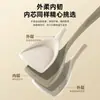 Espátula de Silicona Blanca, Espátula de Silicona, Espátula Especial Antiadherente para Cocinar, Cuchara Sopera de Grado Alimenticio Resistente a Altas Temperaturas, Juego de Utensilios de Cocina para Huevos Fritos