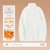 Camisa Base Masculina de Veludo Alemão Gola Alta 340g Outono e Inverno 2026 Nova Camiseta Térmica de Fleece Espesso Manga Longa Masculina