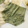 Roupa íntima de cintura alta que comprime a barriga para mulheres Verão fina Renda macia francesa Algodão no entrepernas Nova cueca que comprime a barriga para mulheres