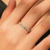 Anillo de plata de ley S925 con cadena europea y americana, esmalte multicolor, anillo apilable personalizado con diamantes de moda transfronteriza para mujer, joyería