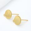 Aretes de pin de plata 925 de moda transfronteriza para mujer, accesorios para aretes semiacabados DIY, venta al por mayor de fábrica de origen