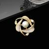 Broche de traje de moda creativo y novedoso, broche sencillo, accesorio para abrigo, broche geométrico, suministro directo de fábrica