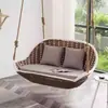 Cesta colgante para el hogar Silla de ratán Silla colgante para balcón interior Silla mecedora Silla cuna de celebridad de internet Hamaca para persona perezosa en el patio Silla mecedora exterior