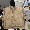 Chaleco Chaqueta de Otoño e Invierno para Niñas Bebé Estiloso Infantil Moderno Coreano Encaje Acolchado Grueso Chaleco Retro