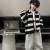 Conjunto de Dos Piezas de Punto Rayado y Pantalones Casuales para Niños, Estilo Coreano de Moda, Nuevo Estilo Otoño 2026