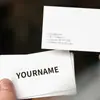 Impresión de Fábrica Papel Especial Tarjetas de Presentación Tarjetas de Lote Pequeño Tarjetas Personalizadas Tarjeta de Agradecimiento de Primera Calidad Impresión Tarjetas de Presentación Impermeables de PVC