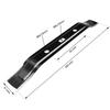 Lâmina de Cortador de Grama Longa de Aço Inoxidável 20cm 28cm Lâmina Curva Adequada para Cortadores de Grama Robóticos Stihl