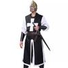 Túnica Templaria con Cinturón de Caballero Cruzado Medieval Renacentista Disfraz de Guerrero para Cosplay de Halloween