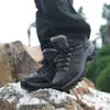 Calidez Otoño e Invierno Más Algodón Venta al por Mayor Dropshipping Zapatos de Montañismo para Exteriores de Caña Alta Estilo Pareja Tallas Grandes Senderismo Antideslizantes Zapatos de Algodón para Hombres y Mujeres
