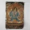 Fabricantes Puestos antiguos suministran Bordado de Buda Xizang Pintura Thangka núcleo retrato nostálgico antiguo Thangka porche sala de estar