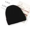 Gorro de Punto de Piel de Conejo Personalizado para Otoño e Invierno, Gorro Casual Unisex que Protege las Orejas, Gorro de Lana Grueso a la Moda
