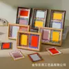 Mini Marco de Fotos Brocado de Canción Caligrafía Nuevo Estilo Chino, Papel en Blanco para Escribir a Mano, Marco de Fotos Pequeño de Escritorio de Papel Xuan, Regalo Cultural y Creativo