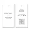 Etiqueta colgante etiqueta colgante tarjeta personalizada funda de tarjeta combinación etiqueta colgante hecha a medida ropa de mujer sensación de alta gama etiqueta colgante de ropa etiqueta de bolsa papel