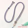 Cordón Ruyi de dos colores, tejido a mano, ajustable, con nudo de loto, con anillo de jade y oro, collar Pixiu