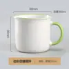 Caneca Esmaltada Imitação Impressão de LOGO Nostálgica Retrô Cerâmica Caneca de Café Copo de Água Presente Publicitário Personalizado