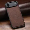 Adecuado para funda de cuero de teléfono móvil Iphone18, Soporte magnético para coche Magsafe con carga inalámbrica Samsung S26, Google 11