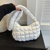 Bolso de hombro plisado de moda de este año para mujer 2023 otoño e invierno Nuevo bolso dumpling versátil estilo coreano para llevar bajo el brazo moda