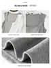 Top Camisola Cinza de Fábrica com Decote Quadrado e Alças Largas para Mulheres, Peça de Roupa para o Verão, Senso de Design, Caimento Ajustado, Versátil, Top com Temperamento