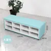 Gabinete para zapatos de jardín de infantes, educación temprana, banco taburete suave acolchado para niños, almacenamiento, se puede sentar en taburete para cambiarse los zapatos, clase de entrenamiento, gabinete para sala de baile