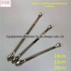 Colher de medicina de aço inoxidável de duas cabeças 16cm 18cm 20cm colher de medicina experimental colher de medicina de aço inoxidável instrumento de ensino
