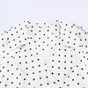 Fabricantes Mayoristas de Ropa para Mujer Transfronterizos 2026 Nuevo Estilo Europeo y Americano Moda Impermeable Holgado de Lunares Chaqueta
