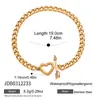 Pulseira Jieding Estilo Europeu e Americano Aço Titânio Joias que Não Desbotam para Mulheres Acessórios de Luxo Leve de Alta Qualidade Colar de Aço Inoxidável Joias 18K