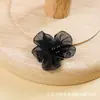 En Stock 5 cm Borde Dorado Organza Flor de 5 Pétalos Adornos para Ropa, Accesorios para el Cabello y Manualidades de Tela Hechas a Mano Venta al por Mayor