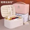 Bolsa de Cosméticos Cuadrada Elegante para Productos Nuevos Transfronterizos Bolsa de Almacenamiento de Cosméticos Multifuncional de Gran Capacidad Estuche de Cosméticos Bolsa