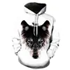 Sudadera con Capucha de Moda Estampado Digital 3D Nuevo Europeo y Americano Transfronterizo Sudaderas Casuales Holgadas de Manga Larga para Hombres y Mujeres