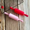 Rodillo para niños tamaño pequeño Rodillo de plástico PP Rodillo para fideos Cocina DIY para niños Rodillo creativo para hornear