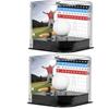 Caja de Exhibición Acrílica Caja de Almacenamiento Transparente Caja Cubo de Béisbol Suministros para Colección de Souvenirs Caja Cubierta Protectora para Pelota
