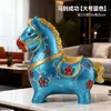 Creativo Gama Alta Estilo Chino Tendencia Nacional Patrón Trenzado Año del Caballo Mascota Decoración de Escritorio Artesanía Año del Caballo del Zodiaco Regalos para Fiesta del Año del Caballo