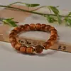 Pulsera de Tuya cuentas viejas 9*10 DIY afortunado valiente hombres y mujeres cuentas de madera rosario joyería fabricantes lote