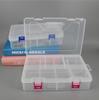 Dupla Camada 8 Caixa Plástico Transparente Caixa de Armazenamento Caixa de Jóias Caixa Medicina Familiar Caixa Equipamento de Pesca Caixa de Ferramentas