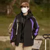 Roupa Masculina Três em Um Destacável à Prova de Frio para Uso Externo Feminina Roupa de Esqui Duas Peças Jaqueta Esportiva Casual para Exterior