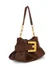 Bolso de Hombro Tipo Tote Nube de Cuero Suave Plegado de Moda para Mujer con Hebilla de Cinturón Versátil Bolso de Mano Estilo Biker