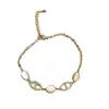 Pulseira Brilhante de Diamante Gato Nariz de Porco Pedra Olho de Gato para Meninas, Estilo Ins Leve Luxo Alto Padrão Joias Exquisite, Presente de Aniversário para Namorada