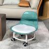 Taburete Pequeño de Acrílico Rueda Universal Silenciosa Taburete para Niños Pequeños Silla Pequeña Creativa Rueda Taburete Bajo Taburete para Mesa de Café del Hogar