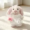 Solo Ropa de Muñeca/Ropa Hecha a Mano para Muñeca Conejo Jc Bonnie, Pijama, Vestido Mismo Estilo del Pequeño Libro Rojo, Conjunto para Muñeca de 32cm, Lindo