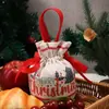 Saco de Embalagem de Maçã para Véspera de Natal Saco de Presente Fruta da Paz Doce Portátil para Crianças Novo Presente 2025