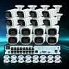 Sistema de monitoreo de circuito cerrado cctv de 16 canales set poe grabador NVR cámara de red 8MP4K icsee