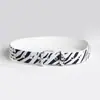 Cinto feminino moderno com estampa de zebra e rebites quadrados, disponível em vários tamanhos, estampa de leopardo em couro sintético imitando crina de cavalo, para meninas jovens e estilosas