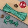 Hengmei Botón Hecho a Mano Botón Ciruela Bermellón China Botón de Arte Étnico Hebilla Decorativa para Tocados Clásicos Cheongsam