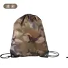 Bolsa con Cordón de Camuflaje en Stock Venta al por Mayor de Fábrica Bolsa con Cordón de Poliéster Mochila Deportiva de Fitness para Almacenamiento con Logotipo Impreso
