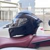 Casco Grande para Cola de Motocicleta Jie Kai Casco Integral Se Puede Equipar con Auriculares Bluetooth para Hombres Conducción de Motocicleta Eléctrica en Todas las Estaciones Seguridad
