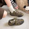 Zapatillas de entrenamiento alemanas de color block retro para mujer, nuevas zapatillas planas de moda de otoño, ligeras, transpirables, casuales, versátiles y versátiles