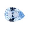 Huagang Gema Pera 104# Espinela Piedra Cruda Superficie Colgante Forma de Gota Sintética Azul Claro Azul Espinoso Gema Piedra Principal