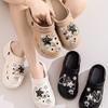 Sapatos EVA de Verão com Furos Roupa Feminina Respirável Plataforma de Sola Grossa Sola Bolo Estudante Esporte Viagem Sapatos de Jardim