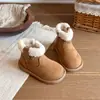 Botas Martin de Ante Doble Capa Cálidas de Peluche Estilo Retro para Niñas 2026 Otoño/Invierno Nuevo Estilo Coreano Casual Princesa Birkenstock